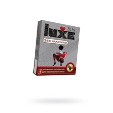 Презервативы Luxe Big Box Sex Machine - 1 блок (24 уп. по 3 шт. в каждой)