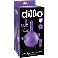 Вибромяч с фаллоимитатором PipeDream Dillio Sex Ball, 12.7 см