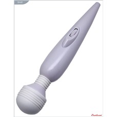 Белый вибромассажёр Mimi Magic Wand - 19,2 см.