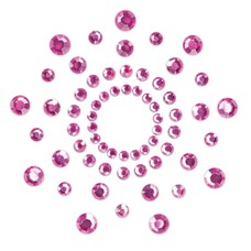 Розовые наклейки на грудь Mimi Bijoux