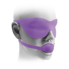 Маска и кляп FF ELITE SMALL PURPLE 454512PD