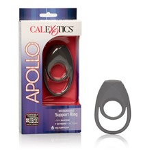 Двойное эрекционное кольцо с вибрацией Apollo Rechageable Support Ring