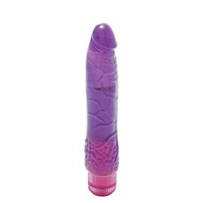 Водонепроницаемый фиолетовый вибромассажер H2O PATRIOT WATERPROOF VIBRATOR - 19 см.