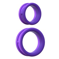 Набор из 2-х эрекцонных колец C-Ringz Max Width Silicone Rings, 3.5 см и 2.8 см