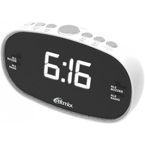 Радиобудильник Ritmix RRC-616 White