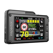 Видеорегистратор Inspector SCAT  S + радар детектор + GPS  2304x1296,170°,3,5",A12A35,OV4689,сигнатурный