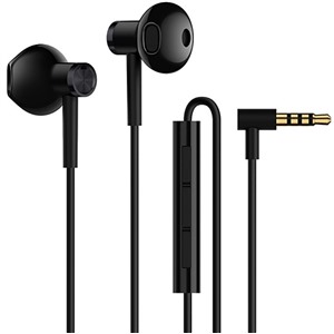 Наушники Xiaomi Mi Dual Driver Earphones Black вкладыши с микрофоном