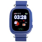 Умные часы SmartBabyWatch Q80 темно-синие