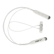 Наушники Denn DHB023 (Bluetooth) White. вкладыши вакуумные с микрофоном,Bt