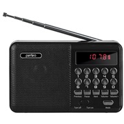 Радиоприемник Perfeo Palm черный FM/MP питание USB или акб 18650