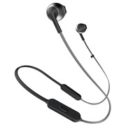 Наушники JBL T205Bt Black беспроводыне,вкладыши с микрофоном,Bt