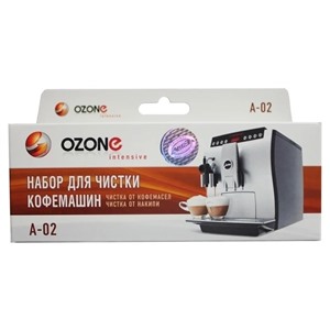 Бытовая химия OZONe A-02 2+2 табл.для чистки кофемашин(масло,накипь,известь
