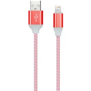 Кабель SmartBuy (iK-512ss red) Apple 8-pin Led индикация 1 м
