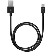 Кабель Deppa (72229) micro USB черный, 3 м