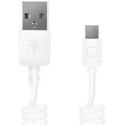 Кабель Prime Line (7210) micro USB белый 1.5 м, витой