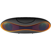 Портативная акустика Ginzzu GM-997B, 2х3W, черная. BT-Колонка/USB/AUX/SD/FM
