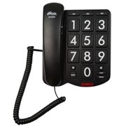 Телефон Ritmix RT-520 Black большие кнопки