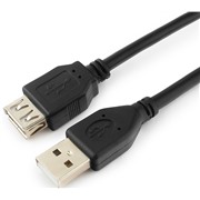 Кабель Cablexpert удлинитель - 1,8 м USB 2.0 AM/AM черный