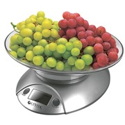 Весы кухонные CENTEK CT-2451 (серебро/черный) электронные до 5 кг,чаша, тарирование