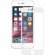 Защитное стекло DEPPA (61996) 3D для iPhone 6/6s белое  0,3мм