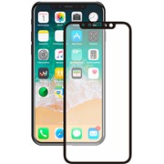 Защитное стекло DEPPA (62393) 3D для iPhone X/XS черное 0.3мм