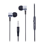 Наушники Blast BAH-291 Mobile ,silver .вкладыши вакуумные с микрофоном