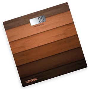 Весы напольные CENTEK CT-2420 дерево электронные, 180 кг