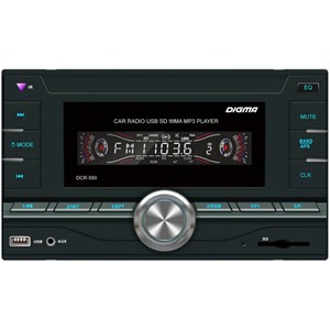 Автомагнитола Digma DCR-550   ( 2 DIN ) 4х50Вт,USB, SD,мульти подсв