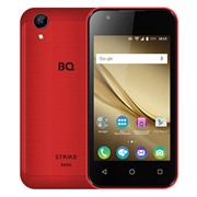 Сотовый телефон BQ S-4072 Strike Mini Red Brushed 4,0" 800*480, 1/8Gb, 5Mp+2Mp