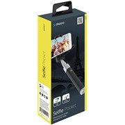 Монопод для селфи Deppa (45007) Selfie Pocket, серый проводной, алюминиевый, 70см,