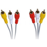 Кабель SmartBuy (KA231) 3хRCA (M) - 3хRCA (M) 1,8 м