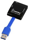 Карт-ридер USB3.0 Reader Smartbuy SBR-700-K черный microSDHC/SDHC/MS DUO/M2