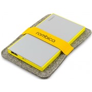 Аккумулятор внешний Rombica NEO NS50Y, 5000 мАч Soft-touch, желтый, чехол