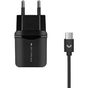 З/У Prime Line (2328) 2 USB 2.4A + кабель USB-C черный 1.2м