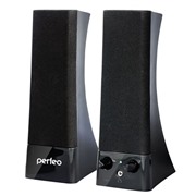Акустическая система Perfeo Tower PF-532 2.0 черная, 2х3Вт,USB