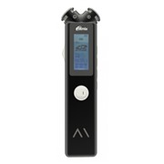 Диктофон Ritmix RR-145 (4Gb) Black Моно, Li-Ion, MicroSDHC, MP3, сегмент. дисп.