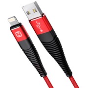 Кабель Nobby Expert Apple 8-pin красный, 1 м, 2A
