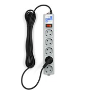 Сетевой фильтр Power Cube SPG-B-15 Grey 5 розеток 5 метров 10A, 2.2 кВт