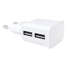 Зарядное устройство сетевое (220 В) RED LINE NT-2A, кабель microUSB 1 м, 2 порта USB, выходной ток 2,1 А, белое, УТ000012256 ОЗ