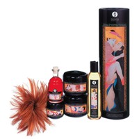 Shunga набор ''Коллекция чувственного наслаждения''
5 предметов, пуховка для пудры