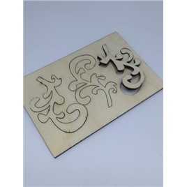 Заготовка для декупажа Узор, 3шт 10 х 15см