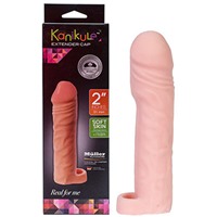 Kanikule Extender Cap, 5,1 см.
Насадка удлинитель с кольцом на мошонку