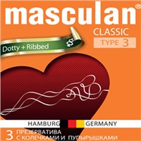Masculan Classic Dotty and Ribbed
С кольцами и пупырышками