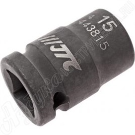 Головка торцевая ударная шестигранная 1/2", 15 мм, JTC, JTC-443815