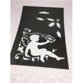 Трафарет Мальчик с книжкой, 21х30см арт.т0000160а4