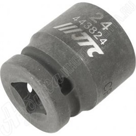 Головка торцевая ударная шестигранная 1/2", 24 мм, JTC, JTC-443824