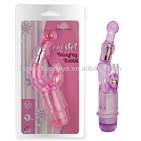 Howells Aphrodisia Crystal Stimulator Naughty Rabbit, фиолетовый
Вибратор с клиторальным стимулятором