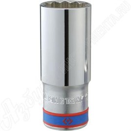 Головка торцевая глубокая двенадцатигранная 1/2", 18 мм, KING TONY, 423018M