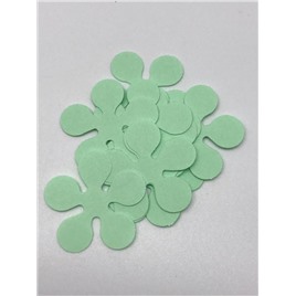 Цветы Бумажные, Цвет Светло-Зеленый (пастель), ЦБ-003 арт.6, В упак 20 шт.