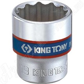 Головка торцевая стандартная двенадцатигранная 3/8", 12 мм, KING TONY, 333012M